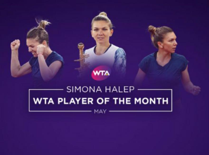 Симона Халеп стала лучшей теннисисткой мая по версии WTA 