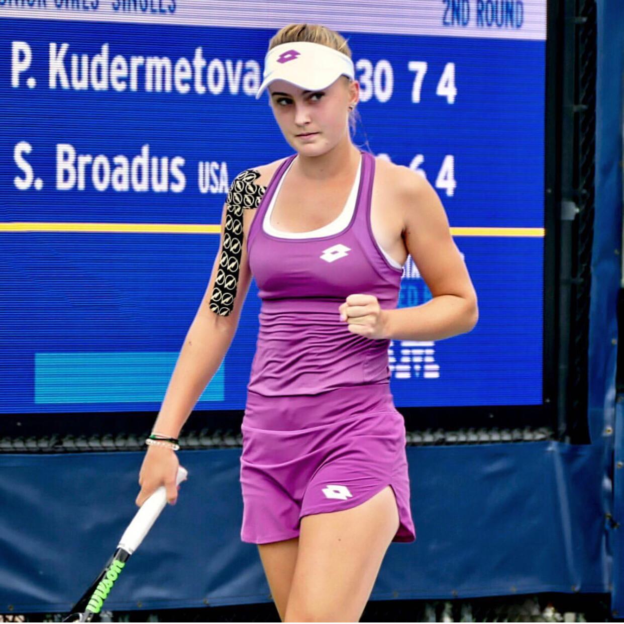 Полина Кудерметова вышла в третий круг открытого чемпионата США по теннису среди юниоров