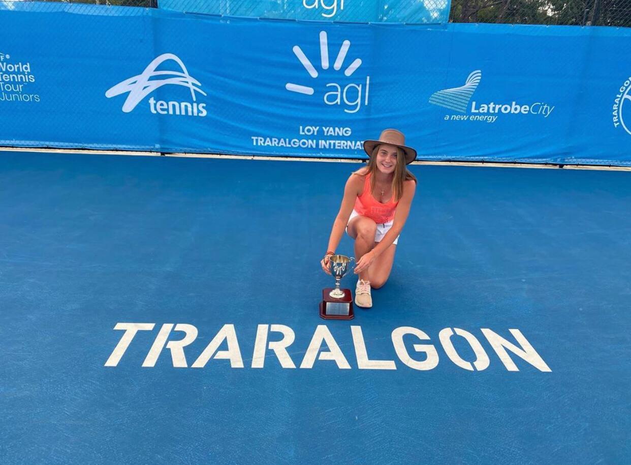 Победа Полины Кудерметовой на турнире ITF в Австралии