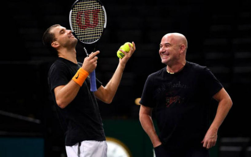 Андре Агасси будет работать с Григором Димитровым на Australian Open