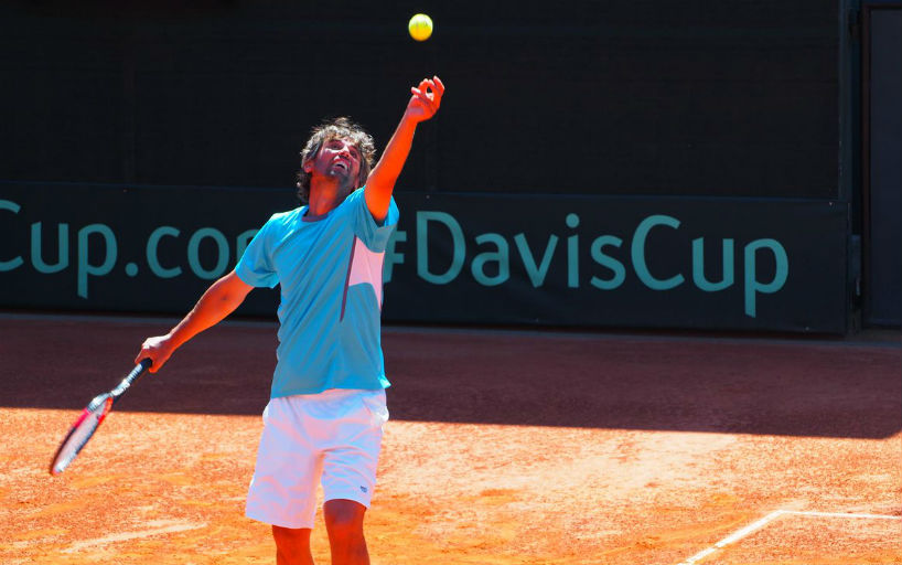 47-летний игрок из Сан-Марино стал самым возрастным победителем матча в истории Davis Cup