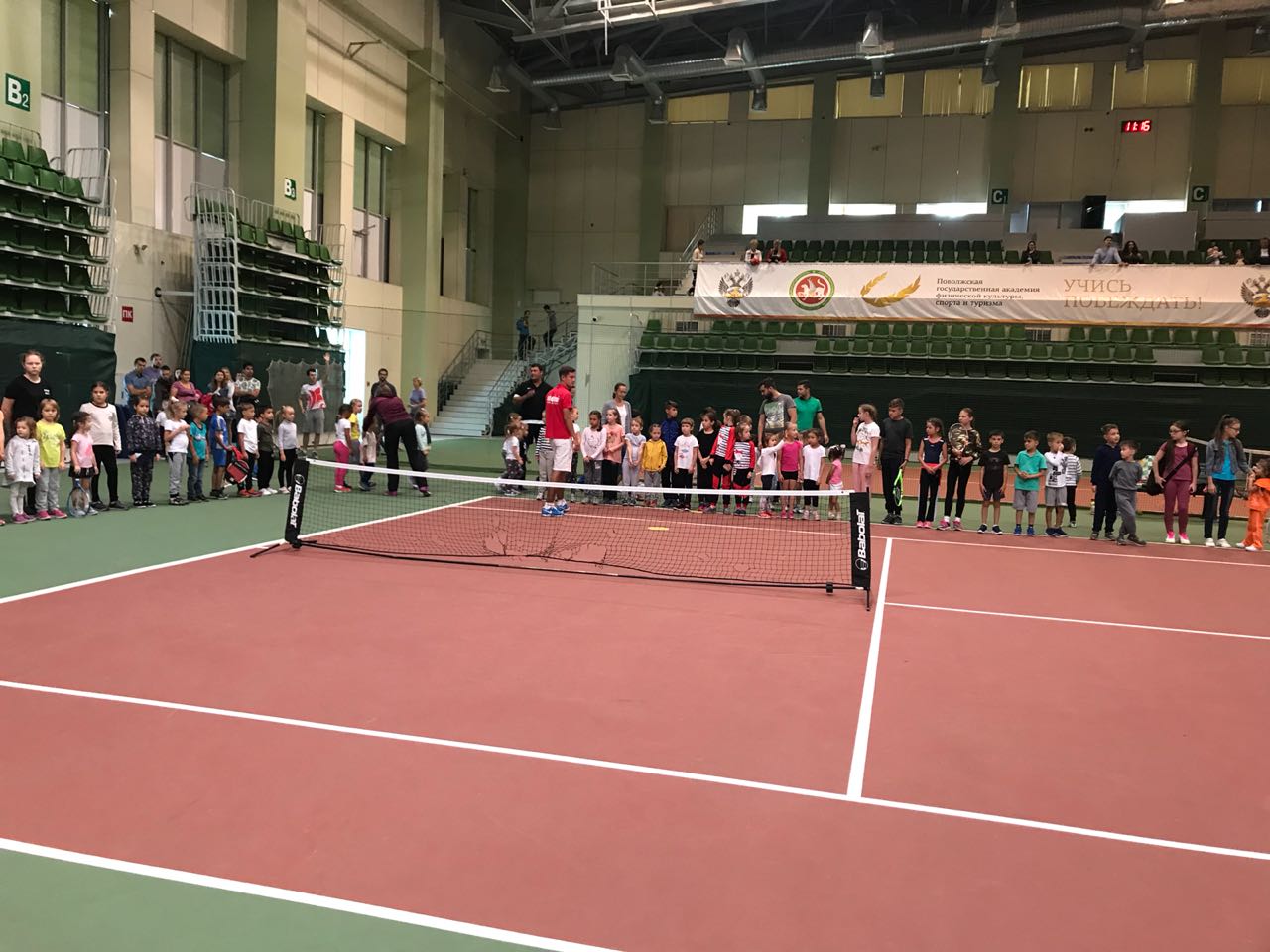 День открытых дверей и тестирования в экспериментальные группы в Казанской академии тенниса