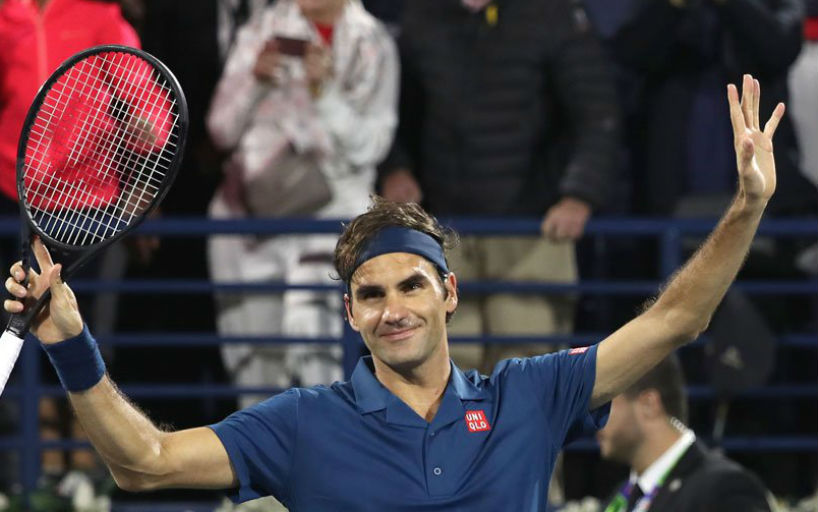 Роджер Федерер стал финалистом турнира в Дубае
