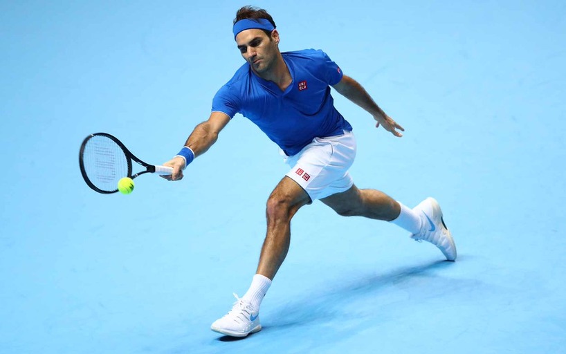 Роджер Федерер одержал победу во втором матче на Итоговом турнире ATP
